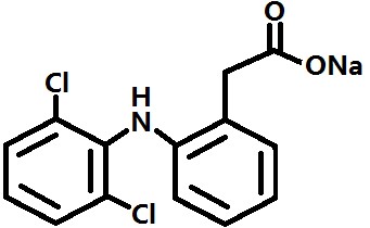 雙氯芬酸鈉結構式